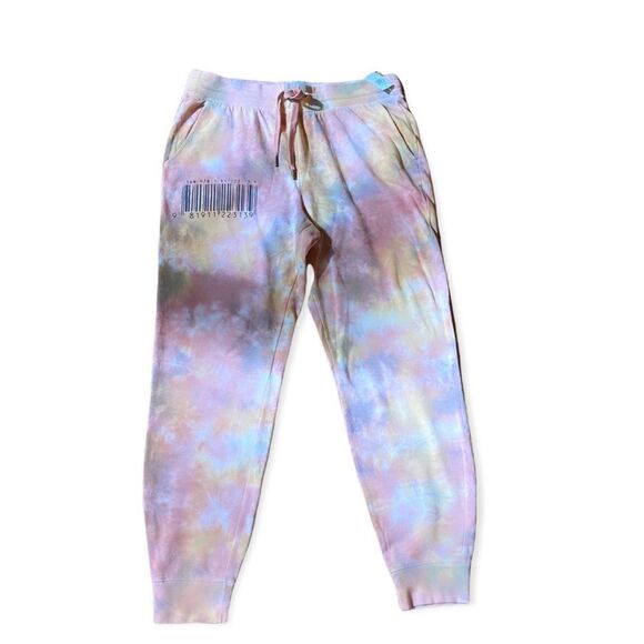 NWT Wool + Pepper Co. Tie Dye BARCODE Jogger Sweatpants - Picture 2 of 5